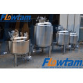 sanitary stainless steel single layer open top mixing tank